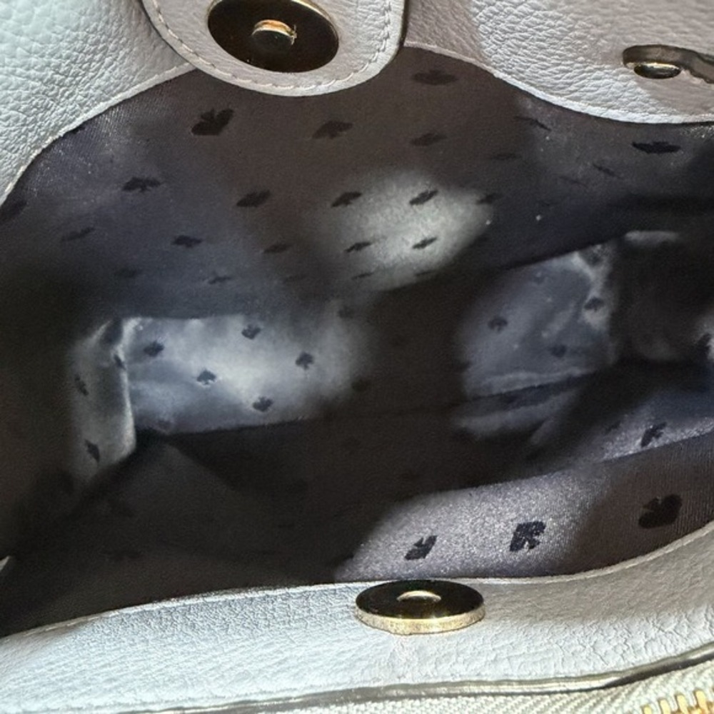 Kate Spade Marti Suede Large Bucket Bag Shoulder‎ Bag Crossbody Dusty Blue - Picture 7 of 14
